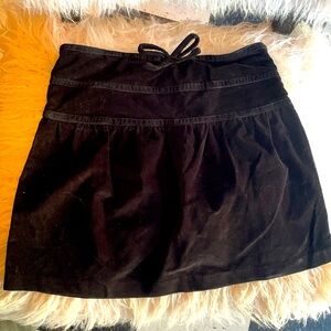 Black Corduroy Mini-skirt by Love Moschino